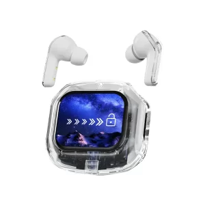 Auricular Bluetooth Air Max Pantalla Táctil blanco