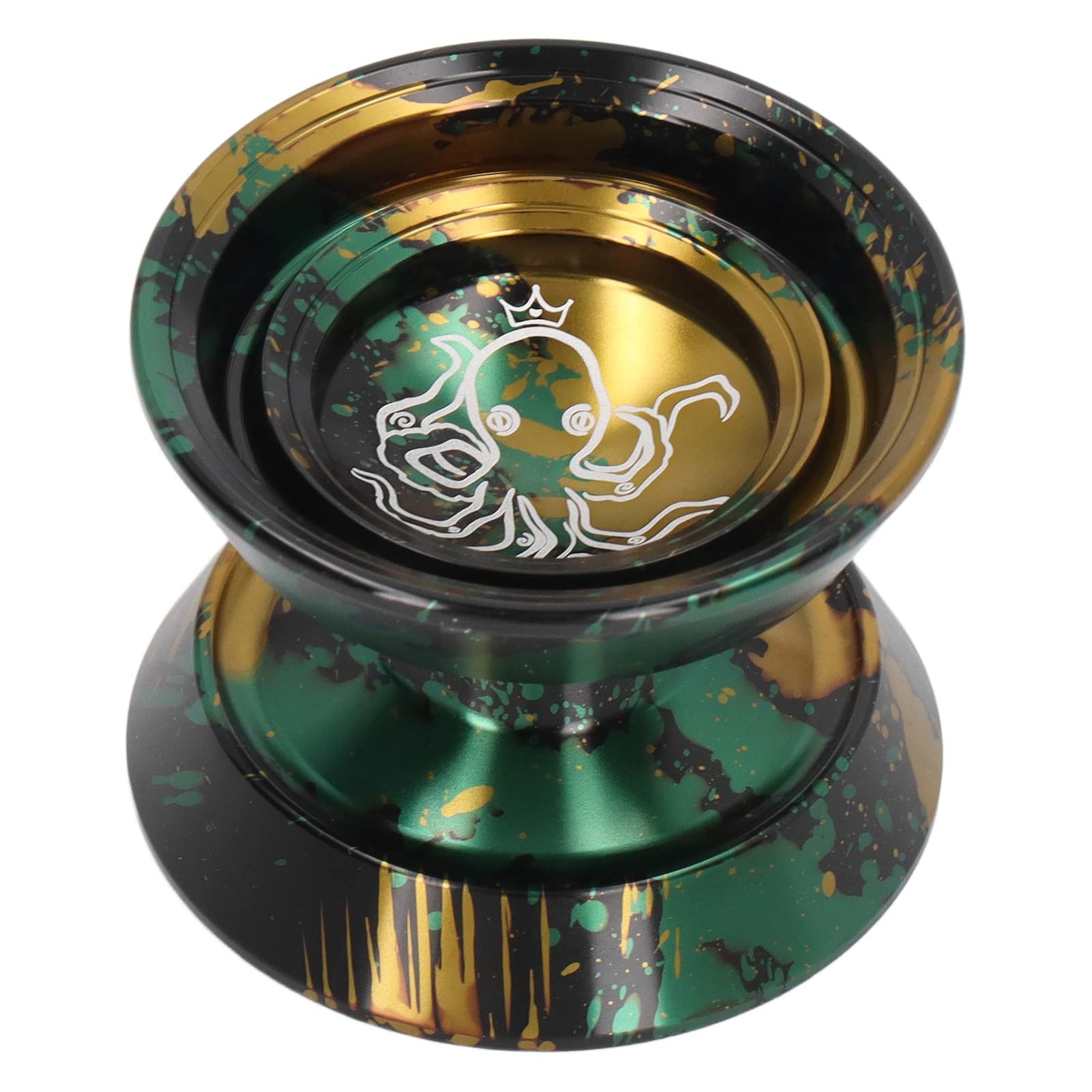 Yoyo Beboo A2 Profesional Fire Octopus Black Gold Green - Imagen 8