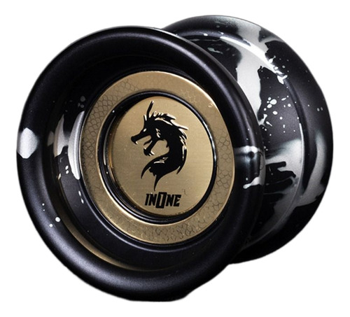 Yoyo Profesional Metal Flying Dragon - BlackSilver - Imagen 2