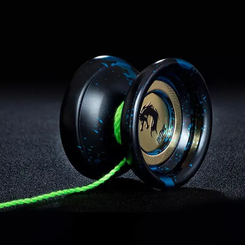 Yoyo Profesional Alloy Flying Dragon – Black Blue - Imagen 3