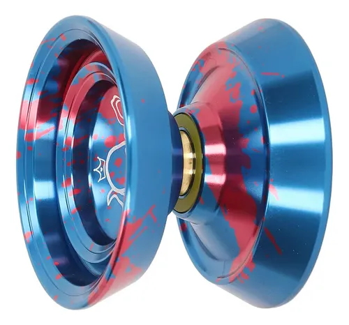 Yoyo Beboo A2 Profesional Fire Octopus Blue Red - Imagen 6