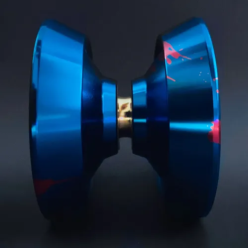 Yoyo Beboo A2 Profesional Fire Octopus Blue Red - Imagen 5