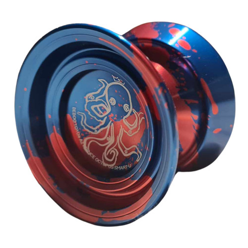 Yoyo Beboo A2 Profesional Fire Octopus Blue Red - Imagen 4