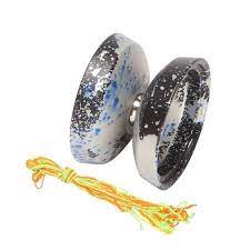 Yoyo Aresyoyo Metal Profesional AR – Black Blue Silver Dot - Imagen 3