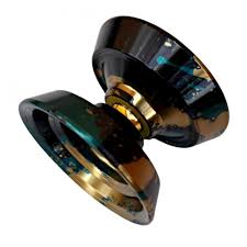 Yoyo Beboo A2 Profesional Fire Octopus Black Gold Green - Imagen 5