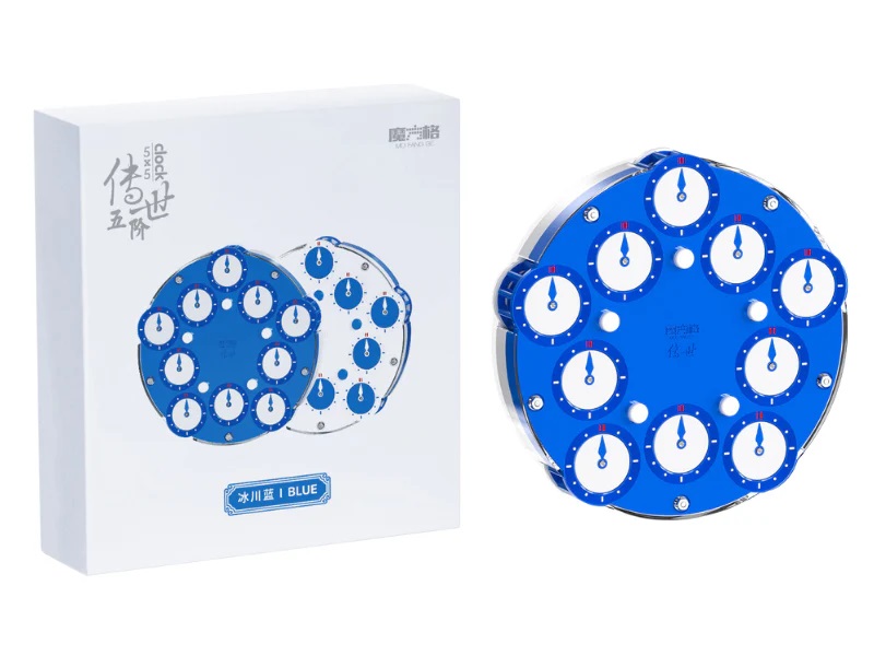 Clock 5x5 Qiyi Magnetico Blue