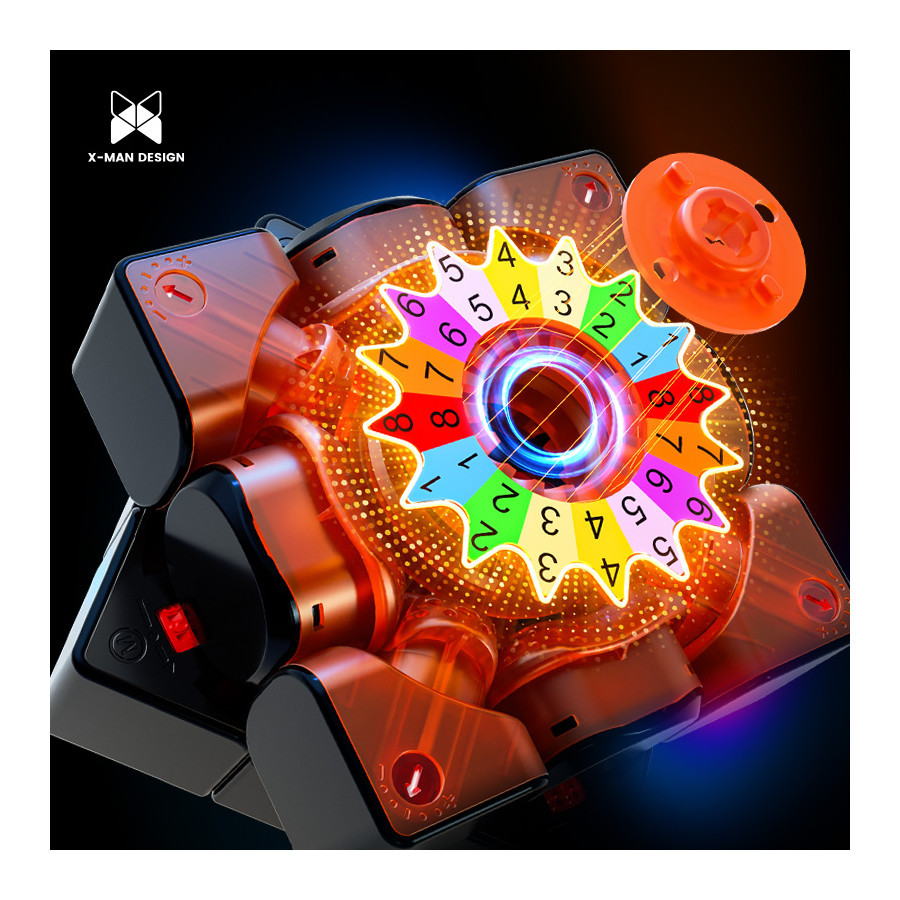 3x3 X-Man Tornado V5 Pioneer MagLev 20-Magnet Ball-Core UV - Imagen 7