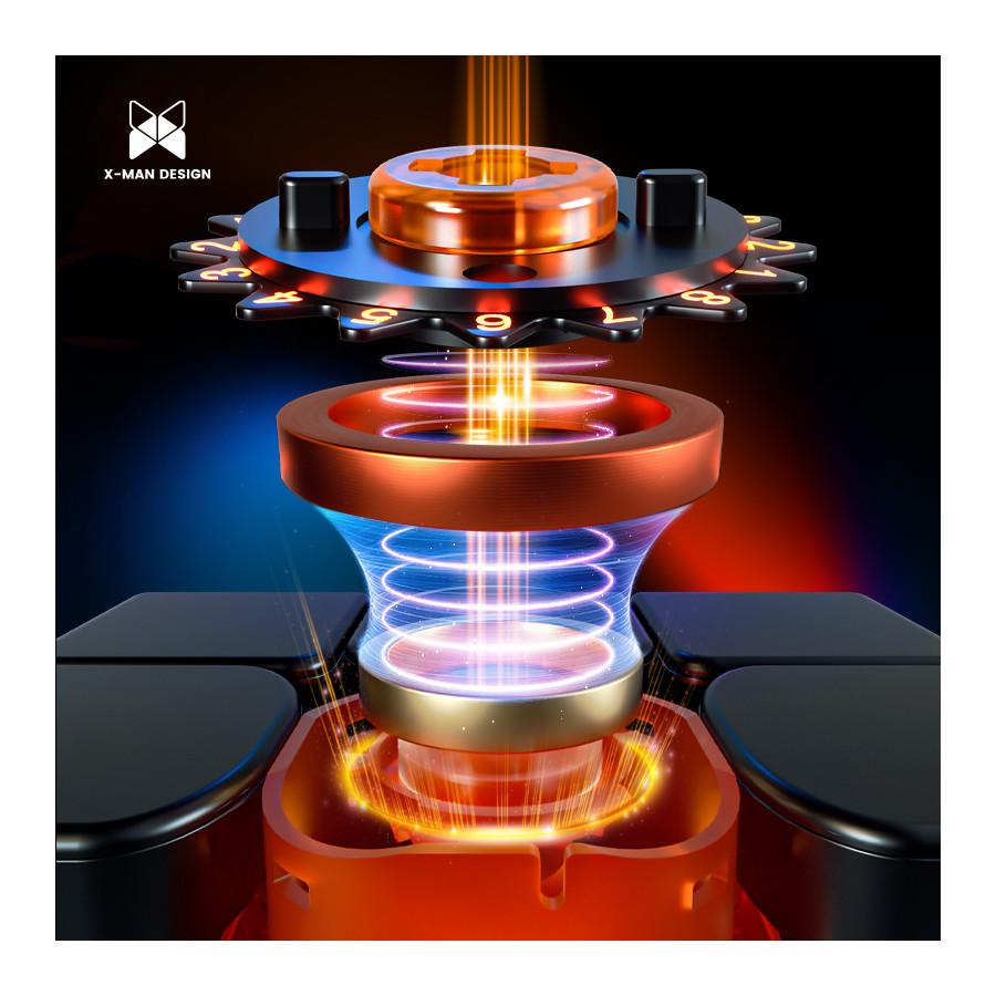 3x3 X-Man Tornado V5 Pioneer MagLev 20-Magnet Ball-Core UV - Imagen 8
