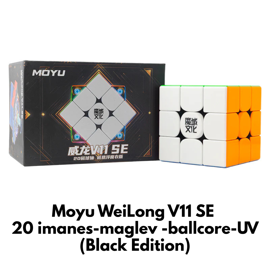 MoYu 3X3 WeiLong SE V11 MagLev 20-Magnet Ball-Core UV Black