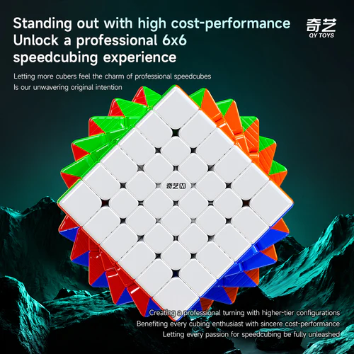 6x6 Qiyi M PRO Magnetico Ball Core UV - Imagen 4