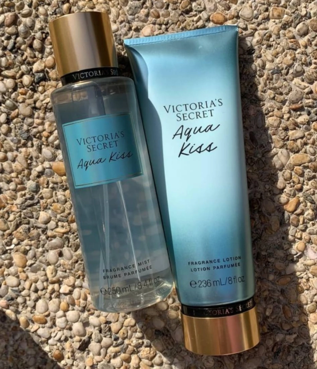 Combo Mist y Loción Corporal Aqua Kiss VS Original