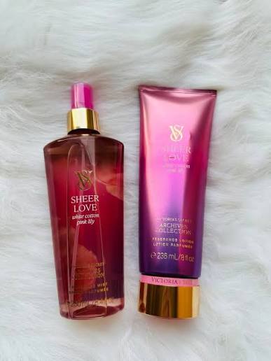 Combo Mist y Loción Corporal Sheer Love VS Original