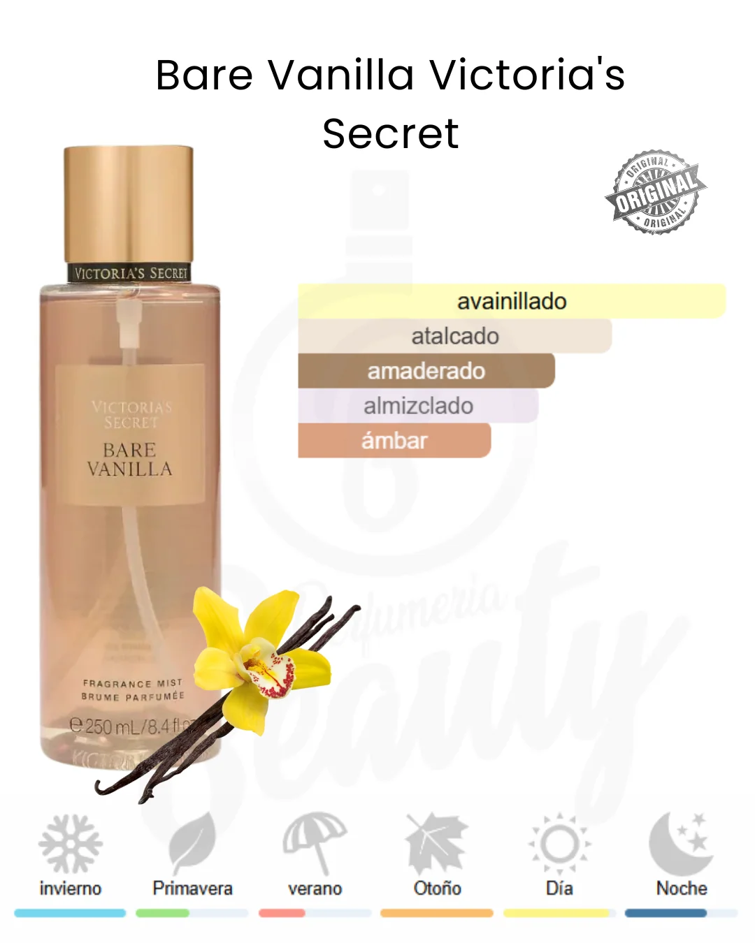 Mist Corporal Bare Vanilla VS Original - Imagen 4